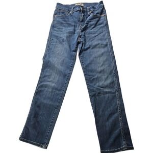Madewell Stovepipe Jeans Womens 26 Blue Medium Wash Straight Denim Pants